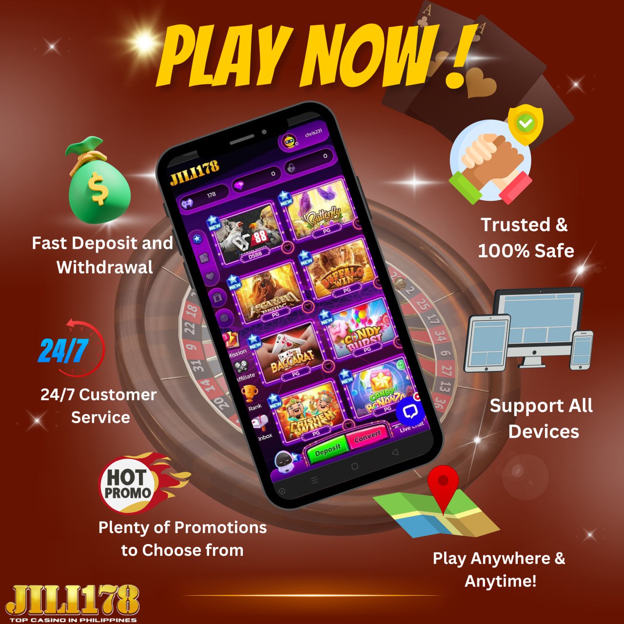 Paano Kumuha ng Libreng Bonus sa JILI178